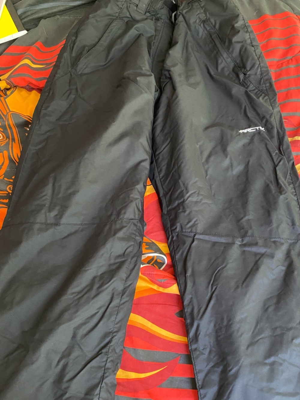 Arctix Black Women's Snow Pants - little stain on back, bottom area